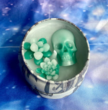 Load image into Gallery viewer, Skull and Succulents Tin 4oz