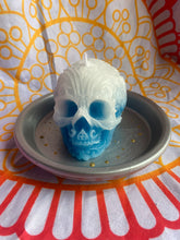 Load image into Gallery viewer, Patterned Skull Candle

